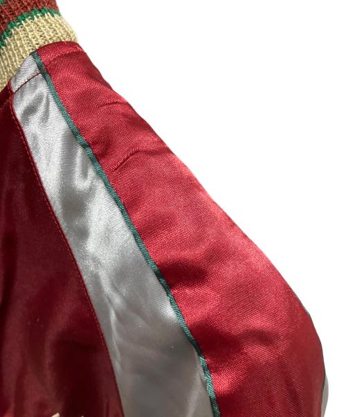 東洋エンタープライズ（トウヨウエンタープライズ）東洋エンタープライズ (トウヨウエンタープライズ) NO-175 五重塔 リバーシブルスカジャン レッド サイズ:SIZE XLの古着・服飾アイテム