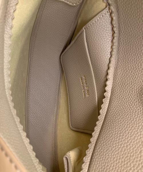 POLENE（ポレーヌ）POLENE (ポレーヌ) Tonca　ブザスバッグ ベージュの古着・服飾アイテム