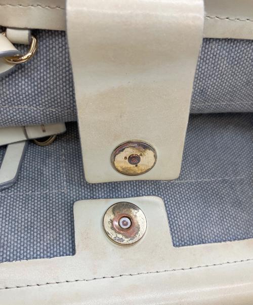 IACUCCI（イアクッチ）IACUCCI (イアクッチ) トートバッグ ホワイトの古着・服飾アイテム