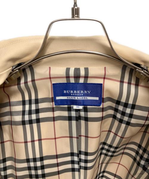 BURBERRY BLUE LABEL（バーバリー ブルー レーベル）BURBERRY BLUE LABEL (バーバリーロンドンブルーレーベル) ジャケット ベージュ サイズ:SIZE Mの古着・服飾アイテム
