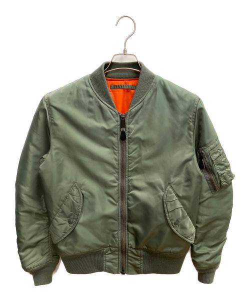 AVIREX（アヴィレックス）AVIREX (アヴィレックス) MA-1コマーシャルロゴ カーキ サイズ:SIZE Mの古着・服飾アイテム