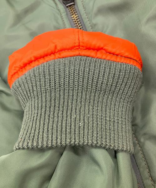 AVIREX（アヴィレックス）AVIREX (アヴィレックス) MA-1コマーシャルロゴ カーキ サイズ:SIZE Mの古着・服飾アイテム