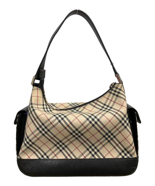 BURBERRY（バーバリー）BURBERRY (バーバリー) ワンショルダーバッグ ベージュ×ブラックの古着・服飾アイテム