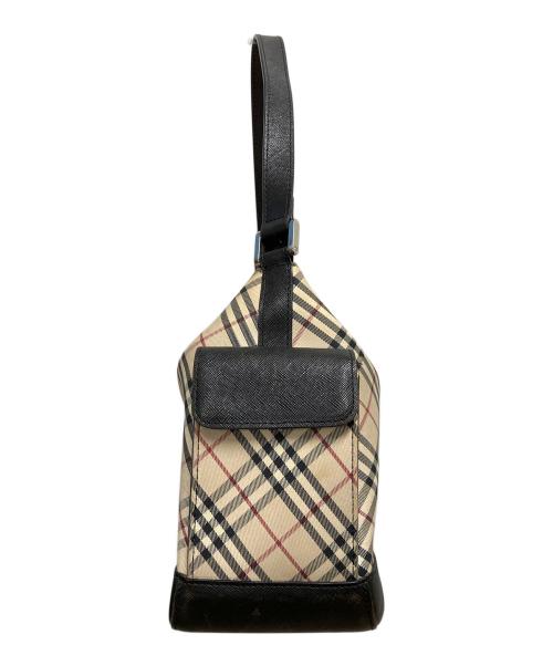 BURBERRY（バーバリー）BURBERRY (バーバリー) ワンショルダーバッグ ベージュ×ブラックの古着・服飾アイテム