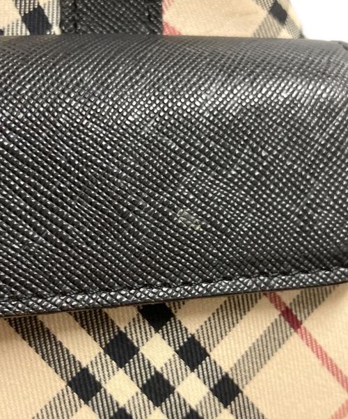 BURBERRY（バーバリー）BURBERRY (バーバリー) ワンショルダーバッグ ベージュ×ブラックの古着・服飾アイテム