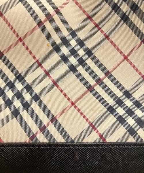 BURBERRY（バーバリー）BURBERRY (バーバリー) ワンショルダーバッグ ベージュ×ブラックの古着・服飾アイテム