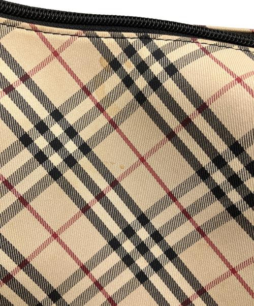 BURBERRY（バーバリー）BURBERRY (バーバリー) ワンショルダーバッグ ベージュ×ブラックの古着・服飾アイテム
