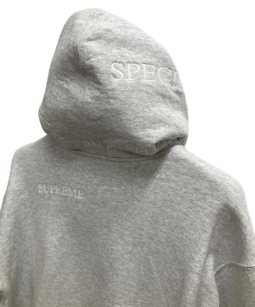 SUPREME（シュプリーム）SUPREME (シュプリーム) Special Zip Up Hooded Sweatshirt（スペシャルジップアップ フーディースウェットシャツ） グレー サイズ:SIZE Mの古着・服飾アイテム