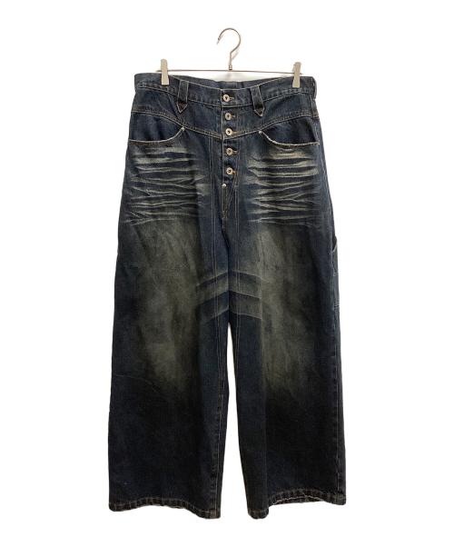 B.BALLSY（ボールジーブラザーズ）B.BALLSY (ボールジーブラザーズ) デニムパンツ インディゴ サイズ:SIZE Lの古着・服飾アイテム