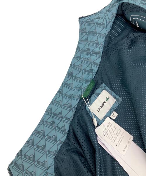 LACOSTE（ラコステ）LACOSTE (ラコステ) モノグラムジャカード撥水ジャケット ナイロンジャケット ブルー サイズ:FR 46/US Sの古着・服飾アイテム