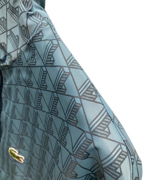LACOSTE（ラコステ）LACOSTE (ラコステ) モノグラムジャカード撥水ジャケット ナイロンジャケット ブルー サイズ:FR 46/US Sの古着・服飾アイテム