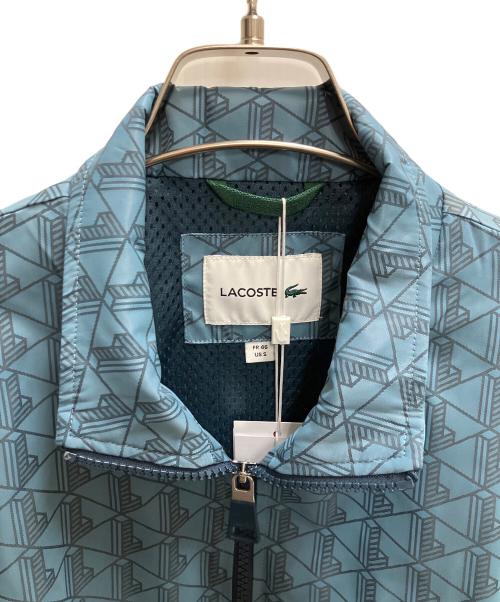 LACOSTE（ラコステ）LACOSTE (ラコステ) モノグラムジャカード撥水ジャケット ナイロンジャケット ブルー サイズ:FR 46/US Sの古着・服飾アイテム