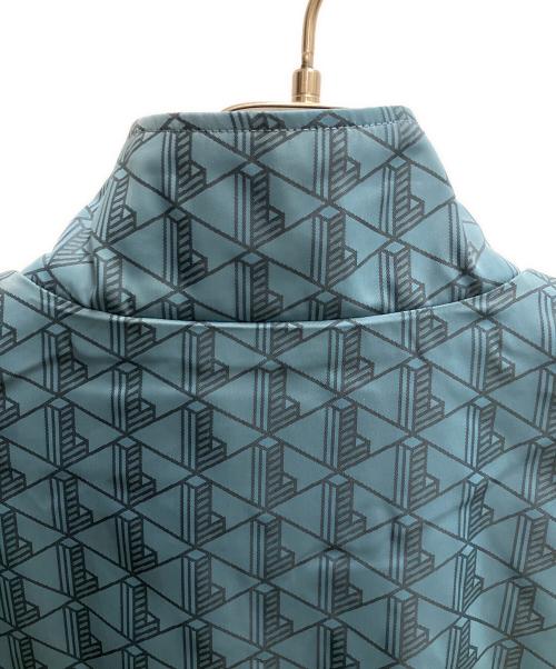 LACOSTE（ラコステ）LACOSTE (ラコステ) モノグラムジャカード撥水ジャケット ナイロンジャケット ブルー サイズ:FR 46/US Sの古着・服飾アイテム