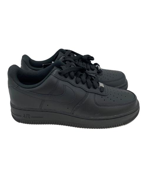 NIKE（ナイキ）NIKE (ナイキ) AIR FORCE1 LOW ブラック サイズ:US 9 未使用品の古着・服飾アイテム