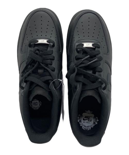 NIKE（ナイキ）NIKE (ナイキ) AIR FORCE1 LOW ブラック サイズ:US 9 未使用品の古着・服飾アイテム