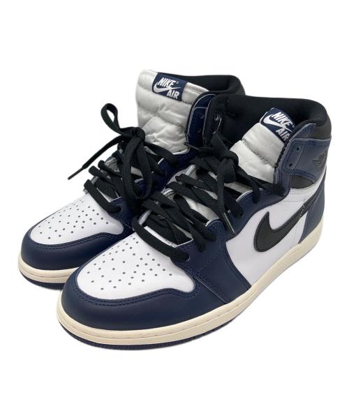 NIKE（ナイキ）NIKE (ナイキ) スニーカー ホワイト×ネイビー サイズ:SIZE 26.5cm 未使用品の古着・服飾アイテム