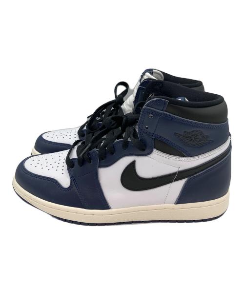 NIKE（ナイキ）NIKE (ナイキ) スニーカー ホワイト×ネイビー サイズ:SIZE 26.5cm 未使用品の古着・服飾アイテム