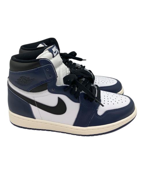 NIKE（ナイキ）NIKE (ナイキ) スニーカー ホワイト×ネイビー サイズ:SIZE 26.5cm 未使用品の古着・服飾アイテム