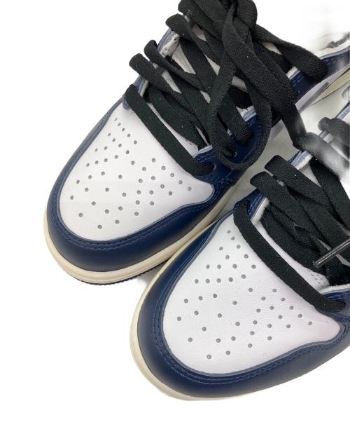 NIKE（ナイキ）NIKE (ナイキ) スニーカー ホワイト×ネイビー サイズ:SIZE 26.5cm 未使用品の古着・服飾アイテム