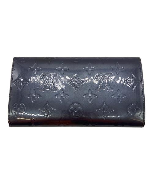 LOUIS VUITTON（ルイ ヴィトン）LOUIS VUITTON (ルイ ヴィトン) ヴェルニ　ポレトトレゾール・インターナショナル　長財布 ネイビーの古着・服飾アイテム