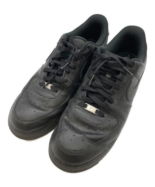 NIKE（ナイキ）NIKE (ナイキ) AIR FORCE1ローカットスニーカー ブラック サイズ:SIZE 31cmの古着・服飾アイテム