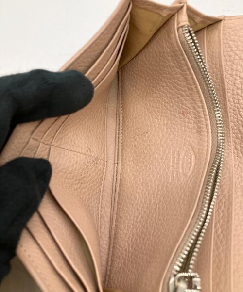 TOD'S（トッズ）TOD'S (トッズ) 長財布 ピンクの古着・服飾アイテム