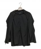 LAD MUSICIANラッドミュージシャン）の古着「Bow Collar Shirt（ボウカラーシャツ）」｜ブラック