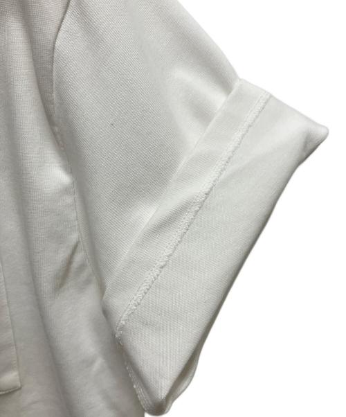 beautiful people（ビューティフルピープル）beautiful people (ビューティフルピープル) suvin compact jersey big QOL tag T-shirt ホワイト サイズ:SIZE 38の古着・服飾アイテム