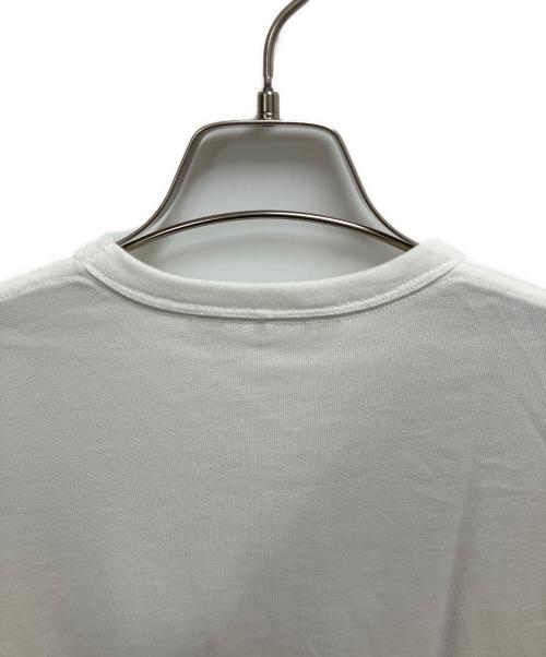 beautiful people（ビューティフルピープル）beautiful people (ビューティフルピープル) suvin compact jersey big QOL tag T-shirt ホワイト サイズ:SIZE 38の古着・服飾アイテム