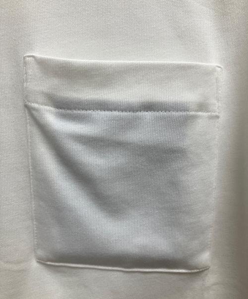 beautiful people（ビューティフルピープル）beautiful people (ビューティフルピープル) suvin compact jersey big QOL tag T-shirt ホワイト サイズ:SIZE 38の古着・服飾アイテム