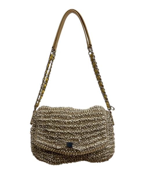 ANTEPRIMA（アンテプリマ）ANTEPRIMA (アンテプリマ) ワイヤーバッグ ショルダーバッグ ベージュの古着・服飾アイテム