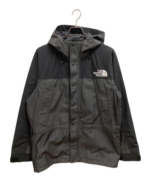THE NORTH FACE（ザ ノース フェイス）THE NORTH FACE (ザ ノース フェイス) マウンテンライトデニムジャケット ブラック×グレー サイズ:SIZE Lの古着・服飾アイテム