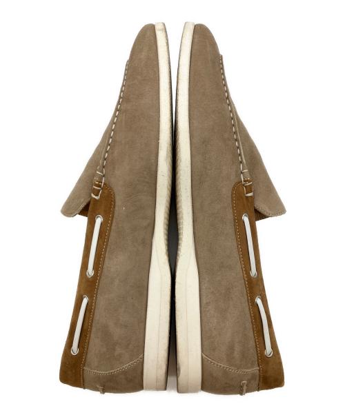 Ferrante（フェランテ）Ferrante (フェランテ) NAVY M CAMOSCIO スウェードデッキシューズ ベージュ サイズ:SIZE 8 Nr.8の古着・服飾アイテム