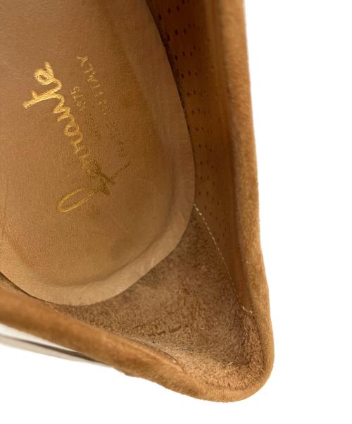 Ferrante（フェランテ）Ferrante (フェランテ) NAVY M CAMOSCIO スウェードデッキシューズ ベージュ サイズ:SIZE 8 Nr.8の古着・服飾アイテム