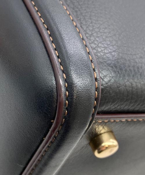 COACH（コーチ）COACH (コーチ) エレヴェイテッド ペブルド 2WAYバッグ ブラックの古着・服飾アイテム