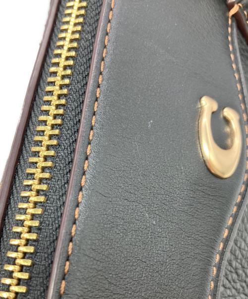 COACH（コーチ）COACH (コーチ) エレヴェイテッド ペブルド 2WAYバッグ ブラックの古着・服飾アイテム