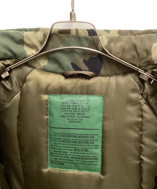 HOUSTON（ヒューストン）HOUSTON (ヒューストン) 中綿ジャケット カーキ サイズ:SIZE XLの古着・服飾アイテム