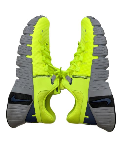 NIKE（ナイキ）NIKE (ナイキ) フリー メトコン 5 ボルト ウルフグレー ランニングシューズ イエロー×グレー サイズ:SIZE 27cmの古着・服飾アイテム