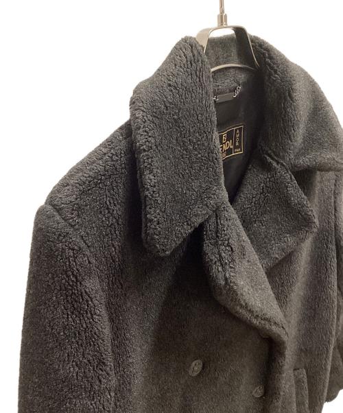 FENDI JEANS（フェンディ ジーンズ）FENDI JEANS (フェンディ ジーンズ) チェスターコート ダークグレー サイズ:SIZE L (42)の古着・服飾アイテム