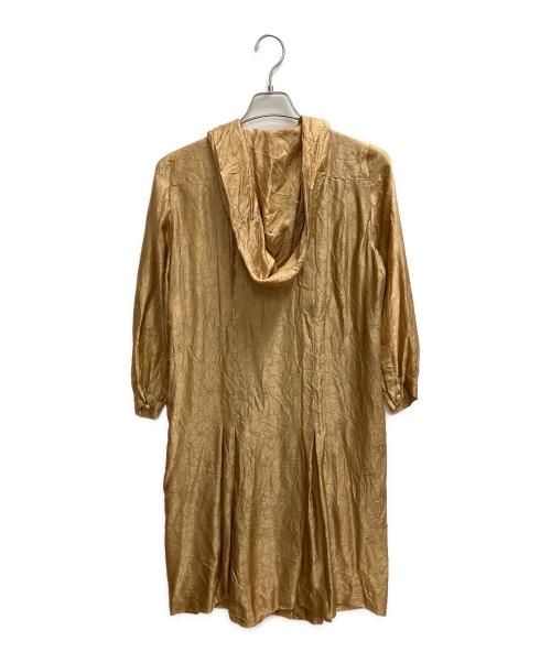 CHANEL（シャネル）CHANEL (シャネル) カメリア フーデッドコート ベージュ サイズ:SIZE 38の古着・服飾アイテム