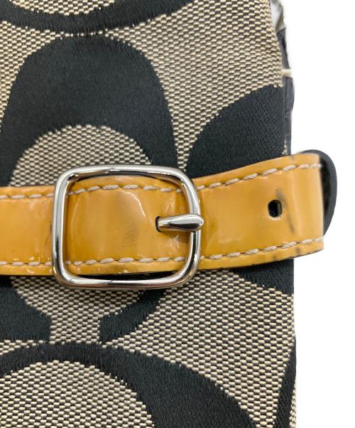 COACH（コーチ）COACH (コーチ) シグネチャー 2WAYショルダーバッグ ブラウンの古着・服飾アイテム