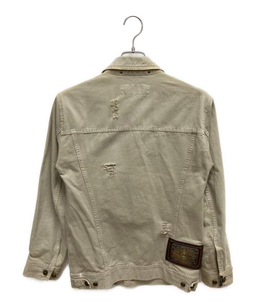 DOLCE & GABBANA（ドルチェ＆ガッバーナ）DOLCE & GABBANA (ドルチェ＆ガッバーナ) ジャケット ベージュ サイズ:SIZE 48の古着・服飾アイテム