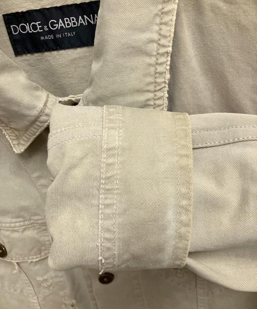 DOLCE & GABBANA（ドルチェ＆ガッバーナ）DOLCE & GABBANA (ドルチェ＆ガッバーナ) ジャケット ベージュ サイズ:SIZE 48の古着・服飾アイテム