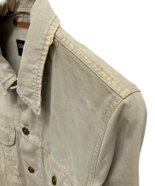 DOLCE & GABBANA（ドルチェ＆ガッバーナ）DOLCE & GABBANA (ドルチェ＆ガッバーナ) ジャケット ベージュ サイズ:SIZE 48の古着・服飾アイテム