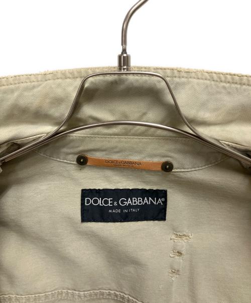 DOLCE & GABBANA（ドルチェ＆ガッバーナ）DOLCE & GABBANA (ドルチェ＆ガッバーナ) ジャケット ベージュ サイズ:SIZE 48の古着・服飾アイテム