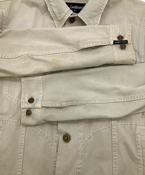 DOLCE & GABBANA（ドルチェ＆ガッバーナ）DOLCE & GABBANA (ドルチェ＆ガッバーナ) ジャケット ベージュ サイズ:SIZE 48の古着・服飾アイテム