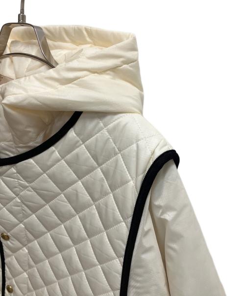 UNIVERSAL OVERALL（ユニバーサルオーバーオール）UNIVERSAL OVERALL (ユニバーサルオーバーオール) BARNYARDSTORM (バンヤードストーム) キルティング4wayコート ベージュ サイズ:SIZE 2の古着・服飾アイテム