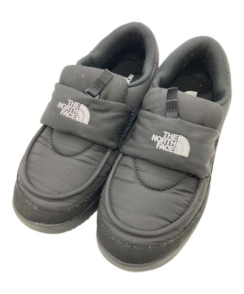 THE NORTH FACE（ザ ノース フェイス）THE NORTH FACE (ザ ノース フェイス) NUPTSE LOAFER スリッポン ブラック サイズ:SIZE 25cmの古着・服飾アイテム