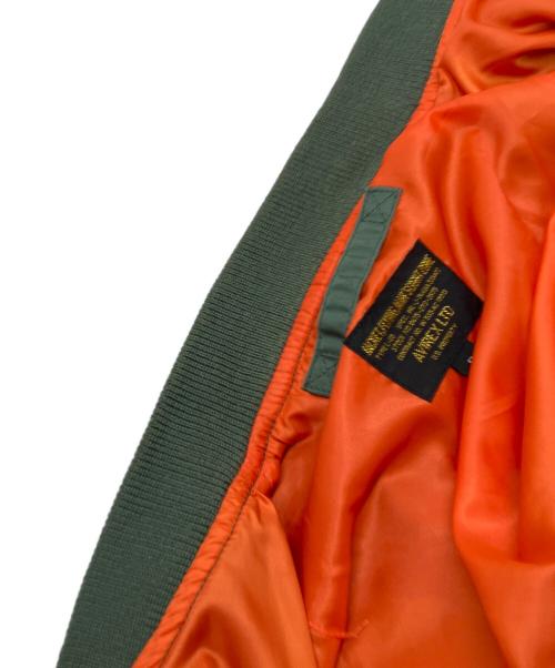 AVIREX（アヴィレックス）AVIREX (アヴィレックス) L-2B コマーシャルロゴジャケット グリーン サイズ:SIZE Sの古着・服飾アイテム
