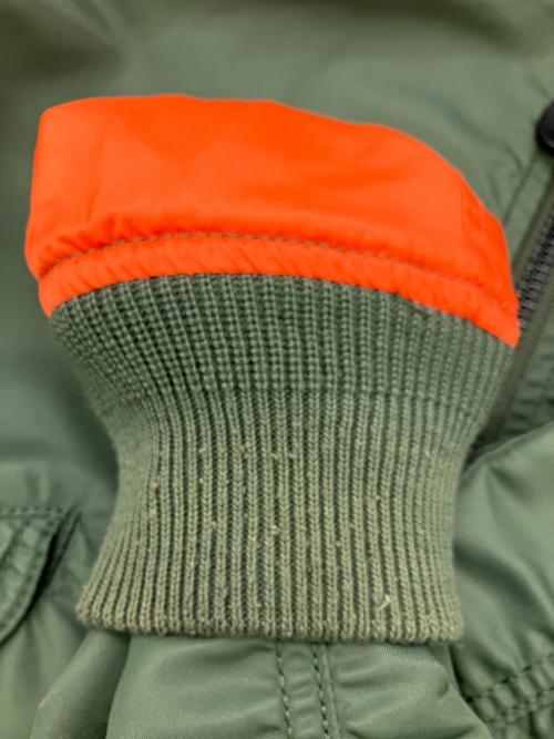 AVIREX（アヴィレックス）AVIREX (アヴィレックス) L-2B コマーシャルロゴジャケット グリーン サイズ:SIZE Sの古着・服飾アイテム